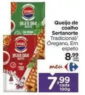 Carrefour Sertanorte - queijo de coalho oferta