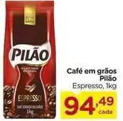 Carrefour Pilão - café em grãos oferta