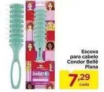 Carrefour Condor - escova para cabelo belle oferta