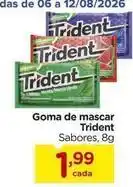 Carrefour Trident - goma de mascar oferta