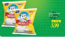 Atacadão Merilú - composto lácteo merlu oferta