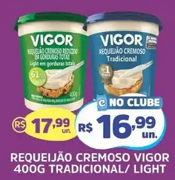 Supermercados Correia Requeijão cremoso vigor tradicional/ light oferta