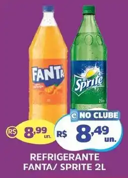 Supermercados Correia Refrigerante fanta/ sprite 2l oferta