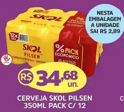 Supermercados Correia Cerveja skol pilsen oferta