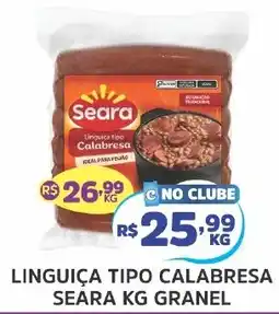 Supermercados Correia Linguiça tipo calabresa oferta