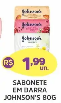 Supermercados Correia Sabonete em barra johnson's oferta