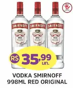 Supermercados Correia Vodka smirnoff 998ml red original oferta