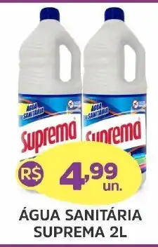 Supermercados Correia água sanitária suprema oferta