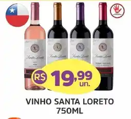 Supermercados Correia vinho santa loreto oferta