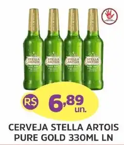 Supermercados Correia Cerveja stella artois pure gold oferta