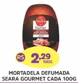 Supermercados Correia mortadela defumada seara gourmet oferta