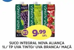 Supermercados Correia suco integral nova aliança oferta
