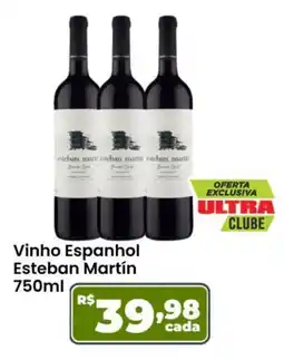 Ultrabox Vinho Espanhol Esteban Martín oferta