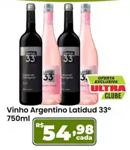 Ultrabox vinho argentino latitud 33° oferta