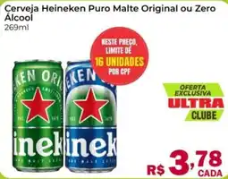 Ultrabox Cerveja Heineken Puro Malte Original ou Zero Alcool oferta