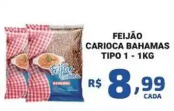 Feijão carioca bahamas tipo 1