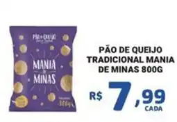 Bahamas Mix Pão de queijo tradicional mania de minas oferta