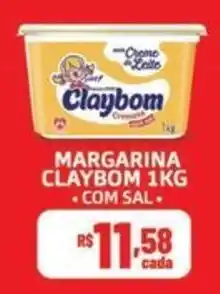 Bahamas Mix Margarina claybom 1kg com sal oferta
