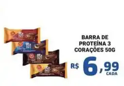 Bahamas Mix barra de proteína 3 corações oferta