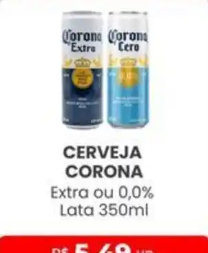 Higa Atacado Cerveja corona extra ou 0,0% oferta