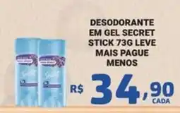Bahamas Mix Desodorante em gel secret stick oferta