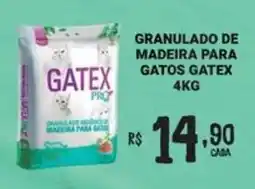 Bahamas Mix Granulado de madeira para gatos gatex oferta