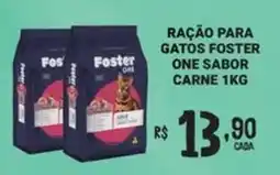 Bahamas Mix Ração para gatos foster one sabor carne oferta
