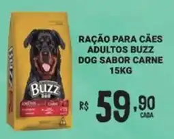 Bahamas Mix Ração para cães adultos buzz dog sabor carne oferta
