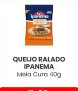 Higa Atacado Queijo ralado ipanema meia cura oferta