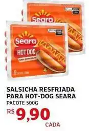 Assaí Atacadista Seara - salsicha resfriada para hot-dog oferta