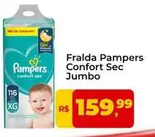 Pampers - fralda confort sec jumbo