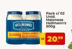 Tonin Superatacado Hellmann's - pack c/ 02 unid. maionese oferta