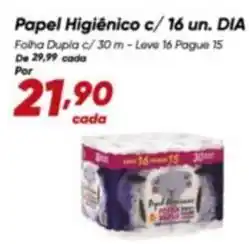 Dia Dia - papel higiênico oferta