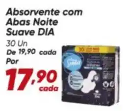 Dia Dia - absorvente com abas noite suave oferta