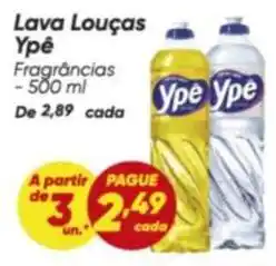 Dia Ypê - lava louças oferta
