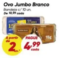 Dia Jumbo - ovo jumbo branco oferta