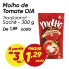 Dia Dia - molho de tomate oferta