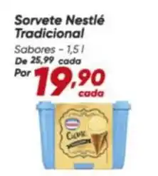 Dia Nestlé - sorvete tradicional oferta