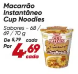 Dia Cup noodles - macarrão instantâneo oferta