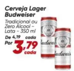 Dia Budweiser - cerveja lager oferta