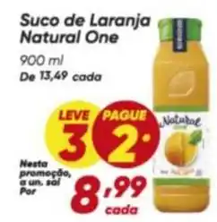Dia Natural one - suco de laranja oferta