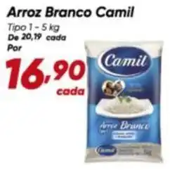 Dia Camil - arroz branco oferta