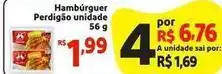 Mini Extra Perdigão - hambúrguer oferta