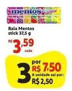 Mini Extra Mentos - bala oferta
