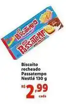 Mini Extra Nestlé - biscoito recheado passatempo oferta