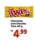 Mini Extra Twix - chocolate com biscoito oferta
