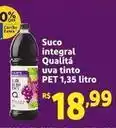 Mini Extra Qualitá - suco integral uva tinto oferta