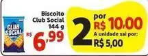 Mini Extra Club social - biscoito oferta