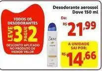 Mini Extra Dove - desodorante aerossol oferta