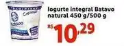 Mini Extra Batavo - iogurte integral natural oferta